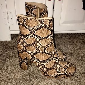 Brand new snake skin heels